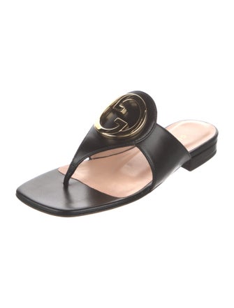 Gucci Leather Slides
