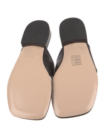 Gucci Leather Slides