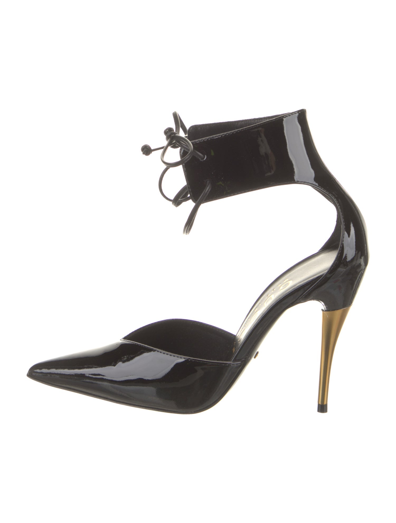 Gucci Patent Leather D'Orsay Pumps w/ Tags