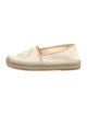 Gucci Interlocking G Logo Whipstitch Trim Espadrilles