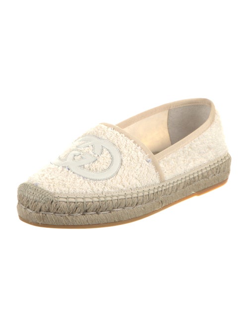Gucci Interlocking G Logo Whipstitch Trim Espadrilles