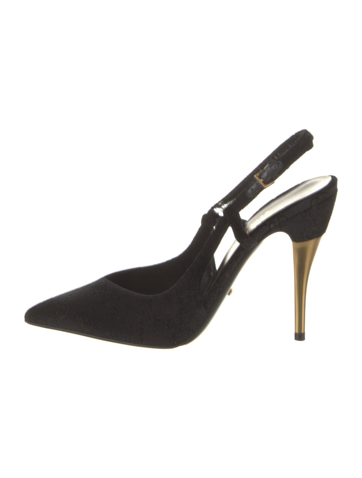 Gucci Velvet Slingback Pumps w/ Tags