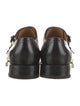 Gucci Interlocking G Logo Leather Monk Straps