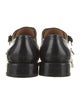 Gucci Interlocking G Logo Leather Monk Straps