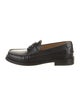 Gucci Interlocking G Logo Leather Loafers