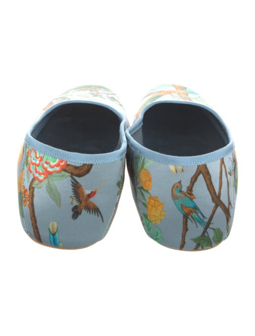 Gucci Satin Printed Loafers