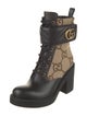 Gucci Canvas Combat Boots