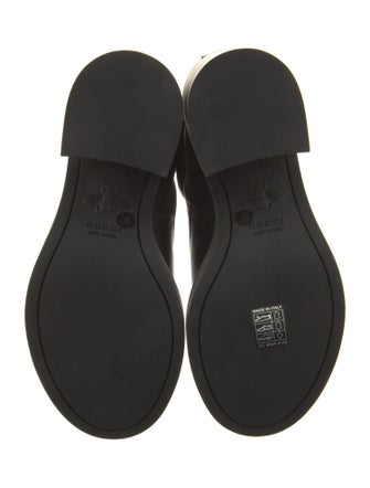 Gucci Leather Combat Boots