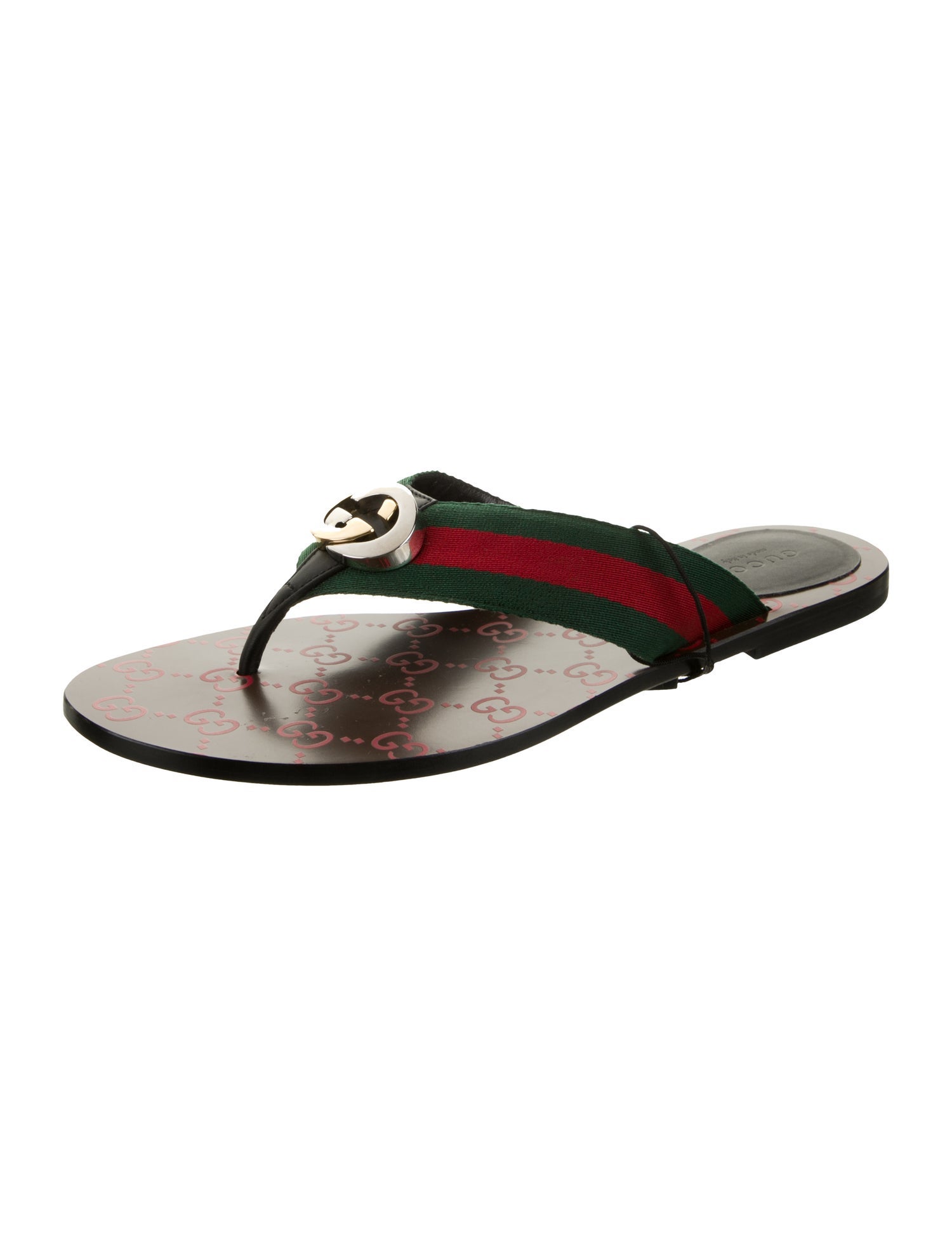 Gucci Web Accent Slides