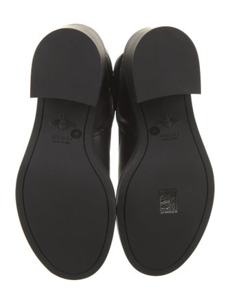 Gucci Leather Combat Boots