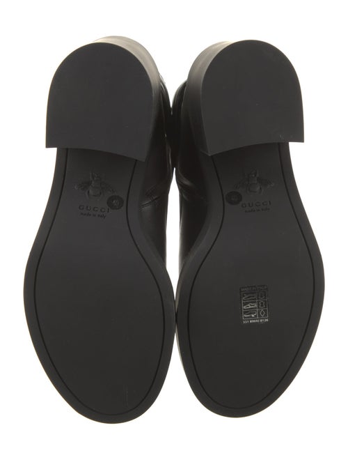 Gucci Leather Combat Boots