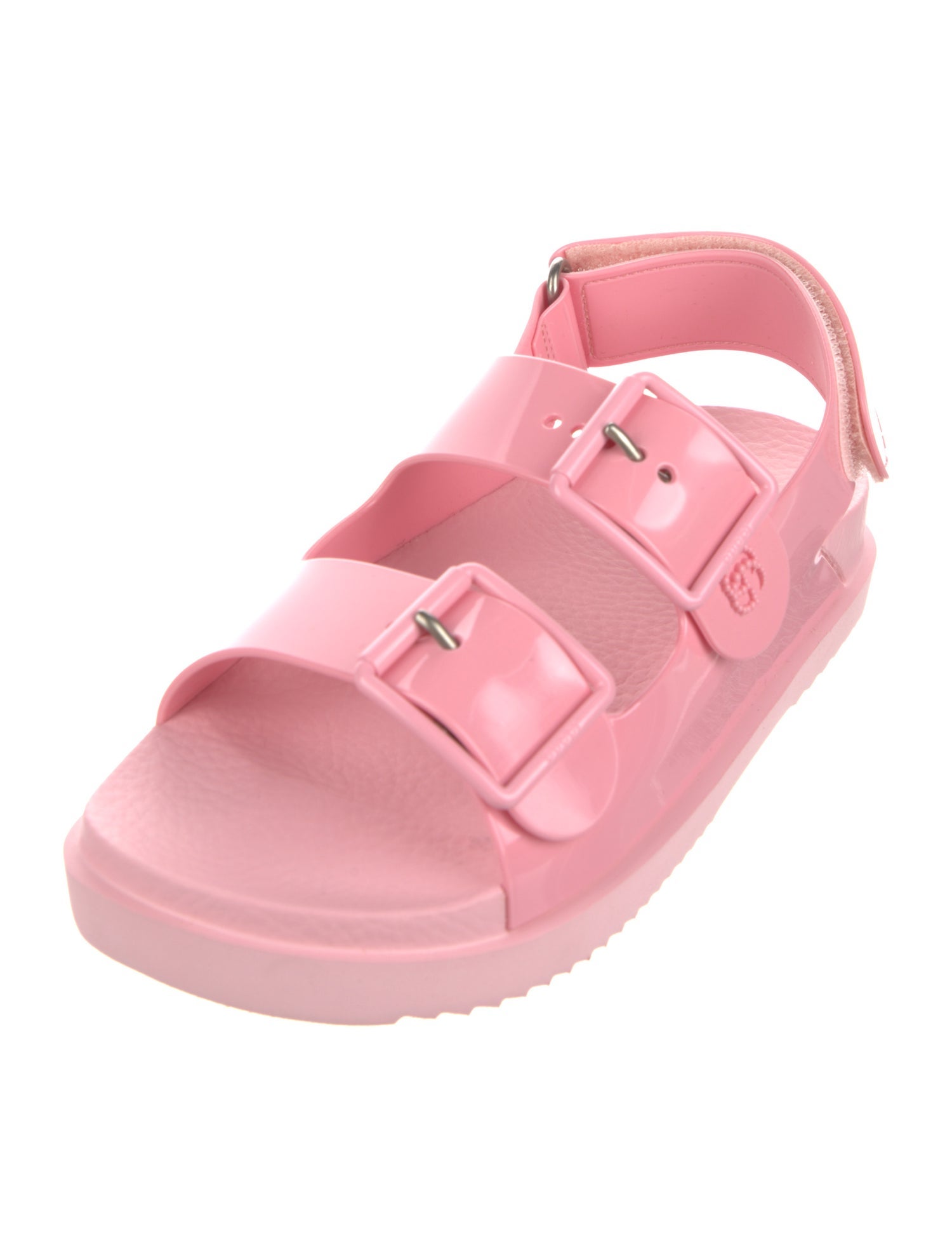 Gucci Rubber Slingback Sandals