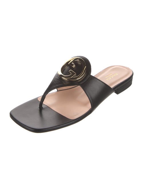 Gucci Leather Slides