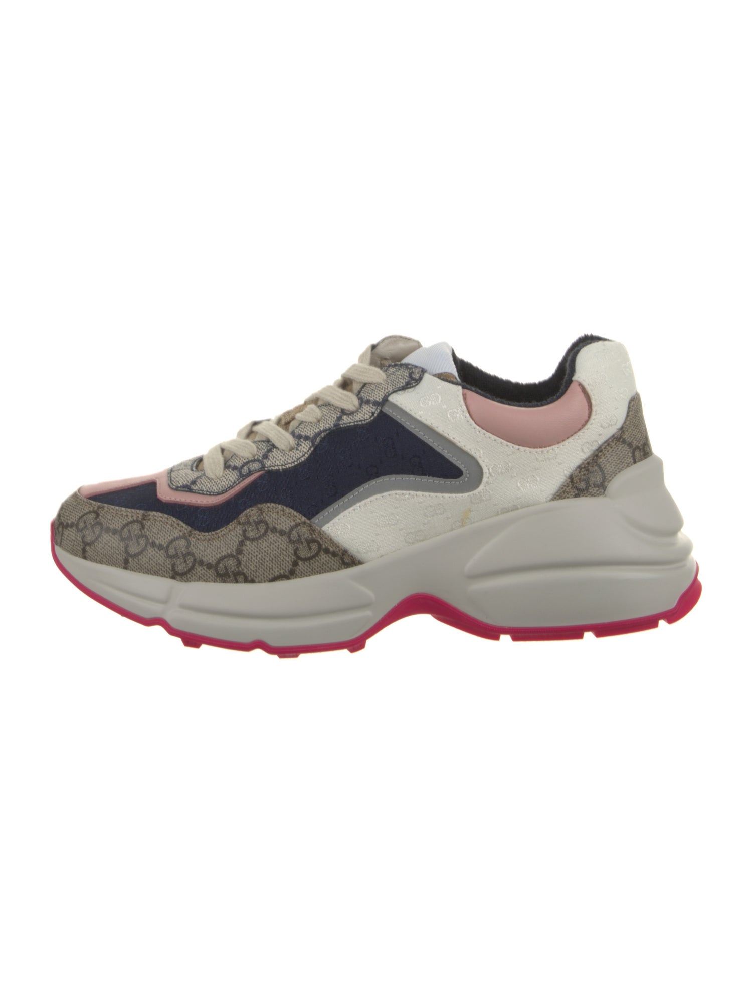 Gucci GG Canvas Scalloped Accent Slingback Sandals