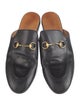 Gucci Horsebit Accent Leather Mules