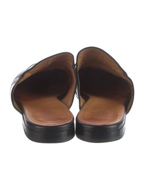 Gucci Horsebit Accent Leather Mules