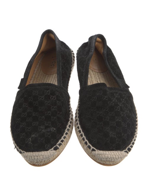 Gucci Micro GG Monogram Suede Espadrilles