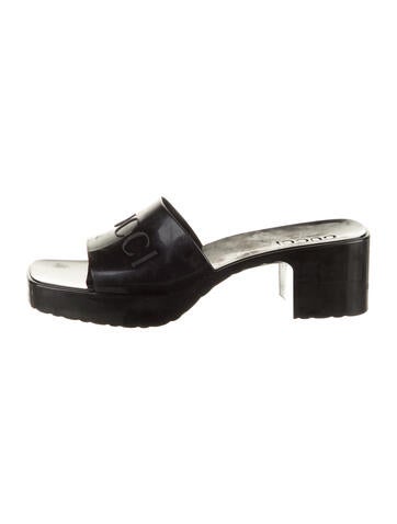 Gucci Sandals Rubber Slides IT 38 | 8