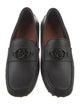 Gucci Interlocking G Logo Leather Drivers