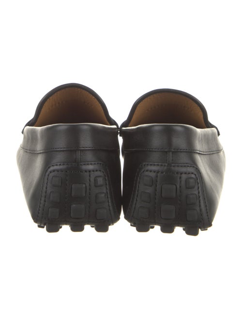 Gucci Interlocking G Logo Leather Drivers