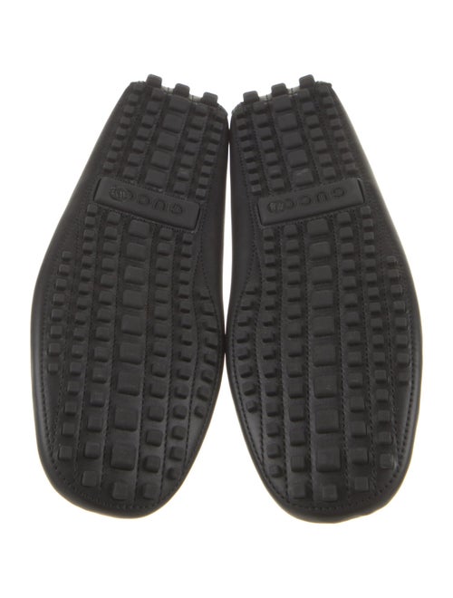 Gucci Interlocking G Logo Leather Drivers