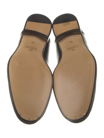 Gucci Interlocking G Logo Leather Dress Loafers w/ Tags