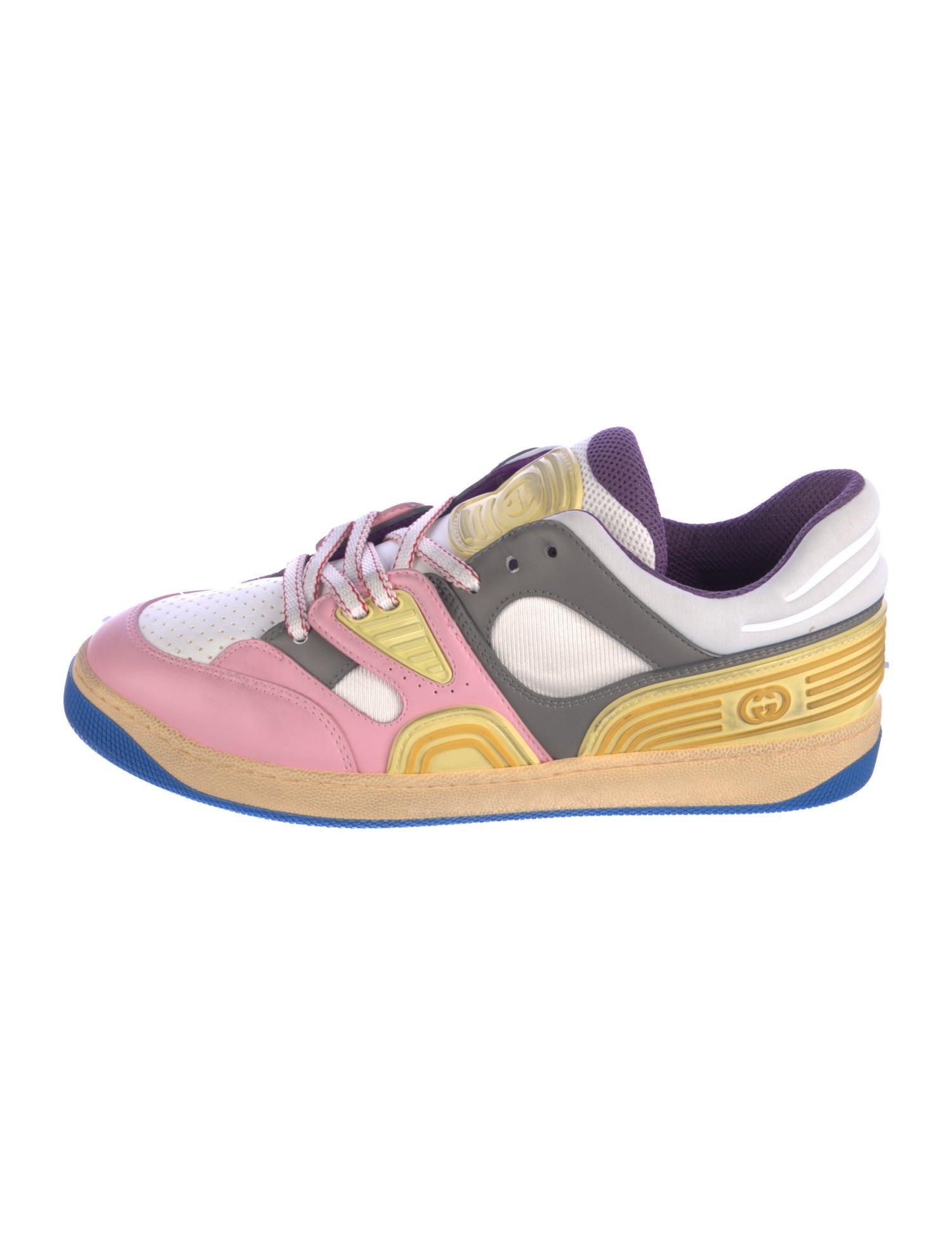 Gucci Basket Low Leather Sneakers w/Tags