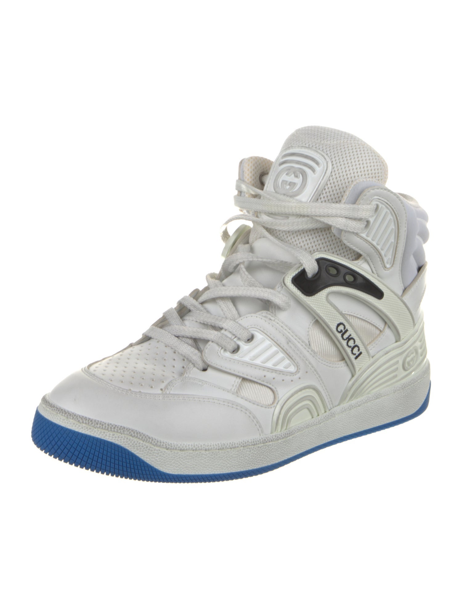 Gucci Leather Printed Sneakers