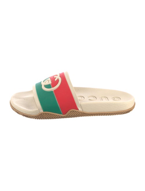 Gucci Web Accent Rubber Slides