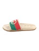 Gucci Web Accent Rubber Slides