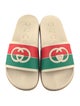Gucci Web Accent Rubber Slides