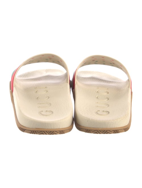Gucci Web Accent Rubber Slides