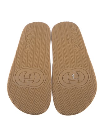 Gucci Web Accent Rubber Slides