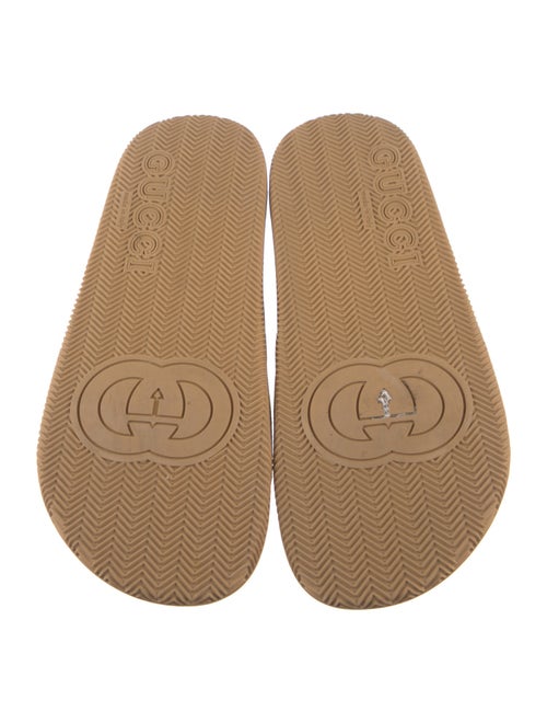 Gucci Web Accent Rubber Slides