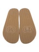 Gucci Web Accent Rubber Slides