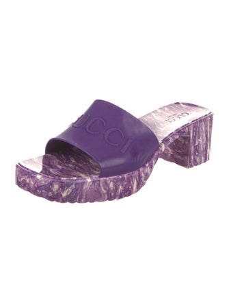 Gucci Rubber Printed Slides