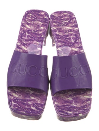 Gucci Rubber Printed Slides