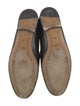 Gucci Web Accent Leather Loafers
