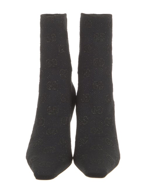 Gucci Leather Printed Sock Boots