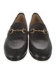 Gucci Horsebit Accent Leather Loafers