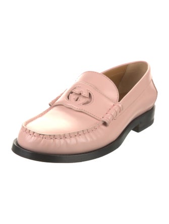 Gucci Interlocking G Logo Patent Leather Loafers