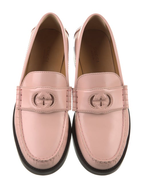 Gucci Interlocking G Logo Patent Leather Loafers