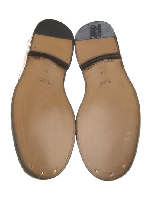 Gucci Interlocking G Logo Patent Leather Loafers