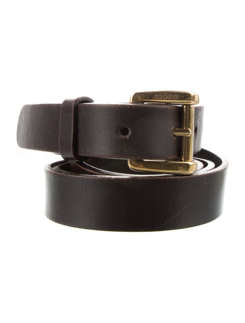 Gucci Skinny Leather Belt