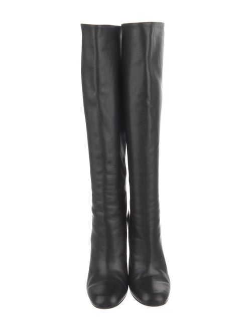 Gucci Spike Accents Leather Boots