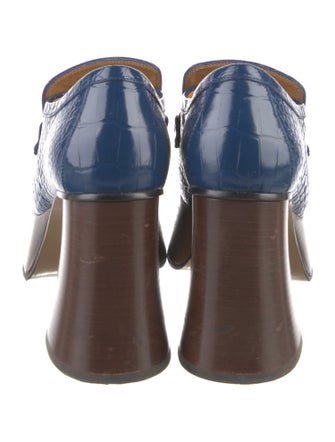 Gucci Horsebit Accent Leather Pumps