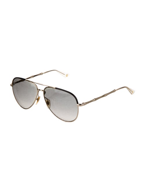 Gucci Interlocking G Logo Aviator Sunglasses