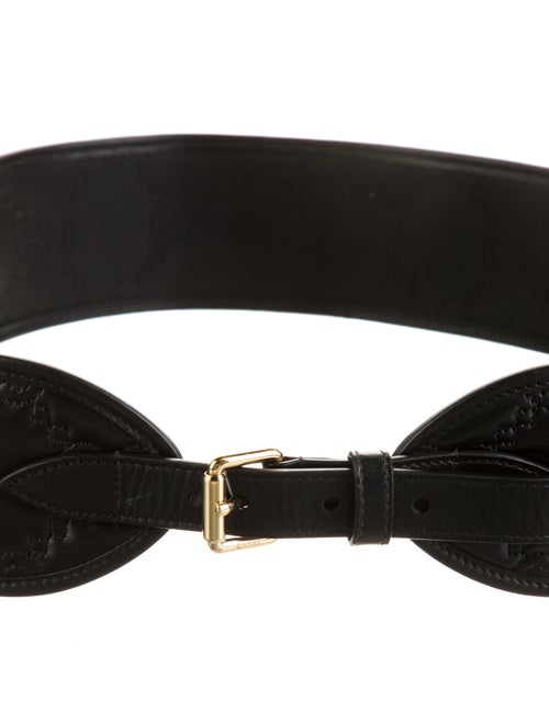 Gucci Wide Leather Waist Belt