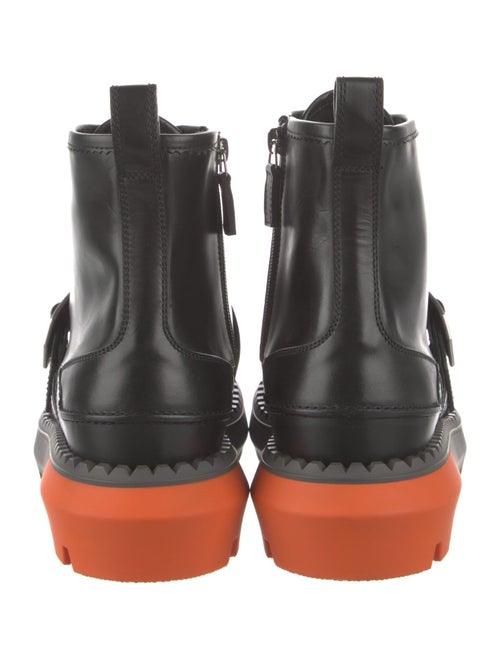 Gucci Leather Lace-Up Boots