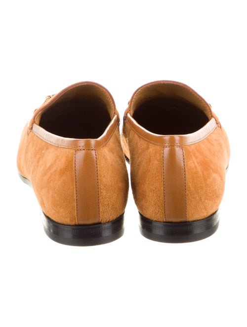Gucci Horsebit Accent Suede Loafers